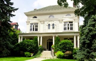 white exterior house colors
