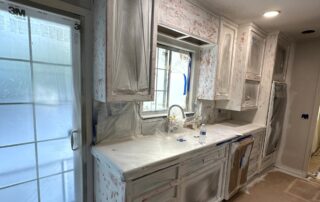 professional cabinet painting process