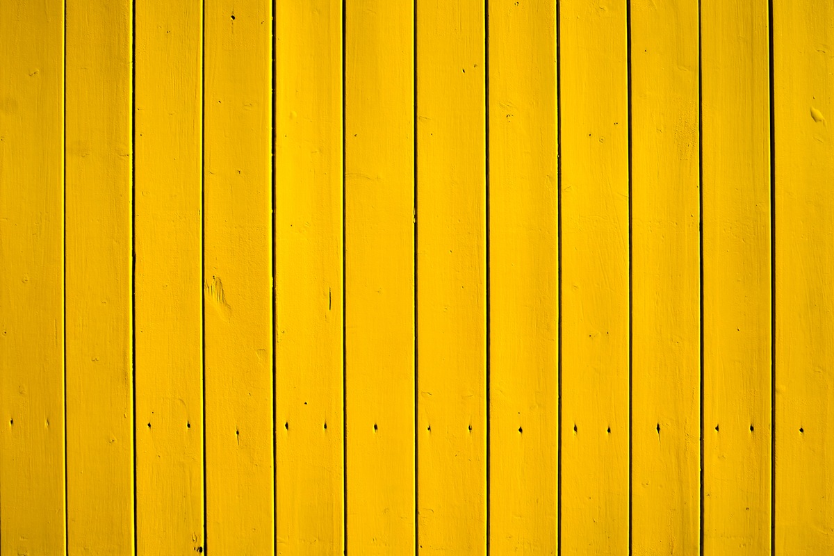 Full Frame Shot Of Yellow Fence